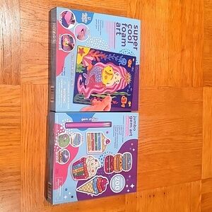 Super cool foam art & jumbo gem art